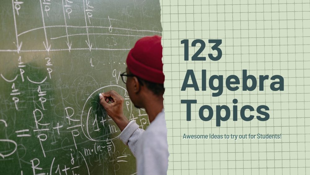 algebra topics