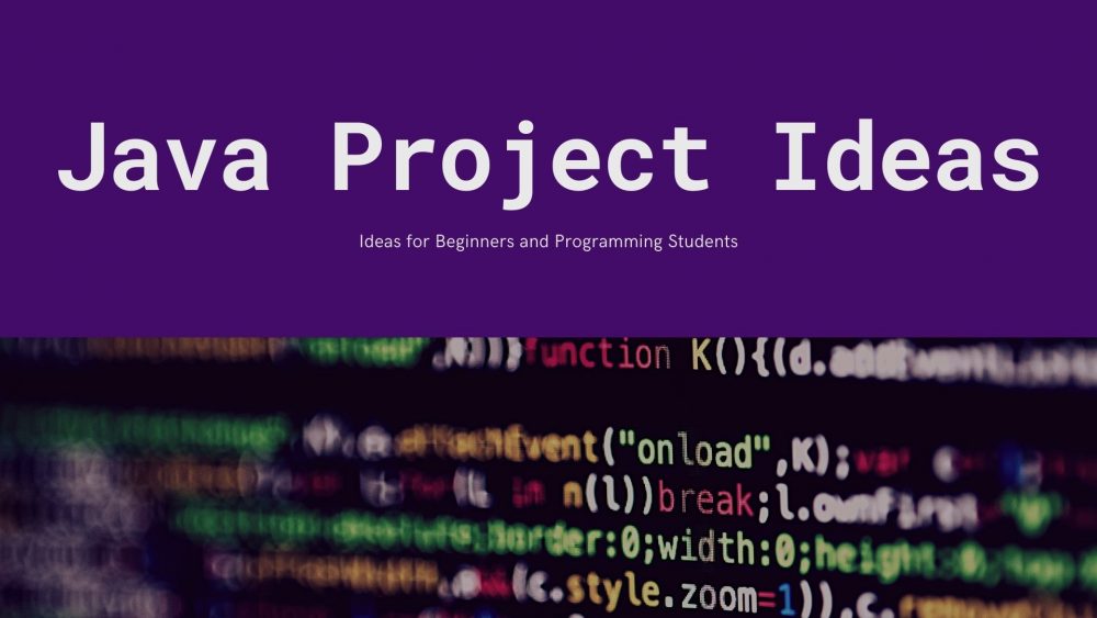 java project ideas